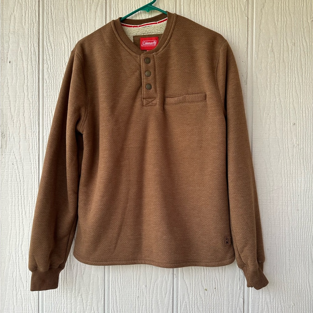 Coleman Henley Sherpa Lined Shirt